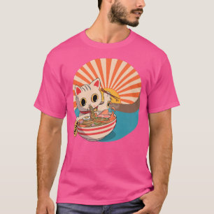T-shirt Ramen Cat, Japonais Kawaii mignonne Anime 