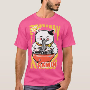 T-shirt Ramen Cat Kawaii Japonais Anime Lover 146