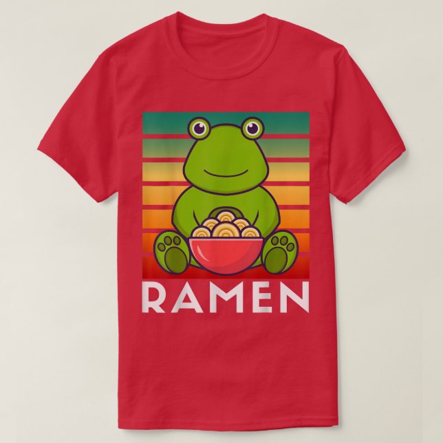 T-shirt Ramen Cat Neko Anime Kawaii Japonais Merch Cadeaux (Design devant)
