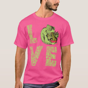 T-shirt Ramen Chameleon Lizard Reptile Lover Nood japonais