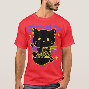 T-shirt Ramen Chat Japonais