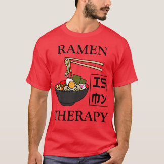 T-shirt Ramen Comme Thérapie Ironique Dire nouilles Japona