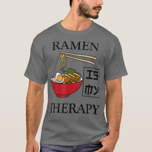 T-shirt Ramen comme Thérapie Ironique Japonais Food Bowl