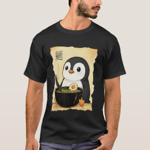 T-shirt Ramen de pingouin japonais kawaii anime pingouin