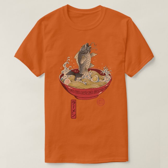 T-shirt Ramen de poisson (Design devant)
