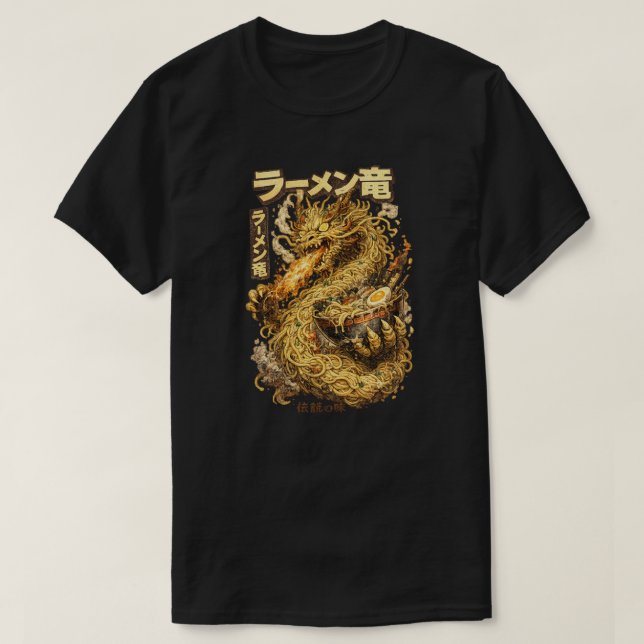 T-shirt Ramen Dragon – Legend of Flavor (Design devant)