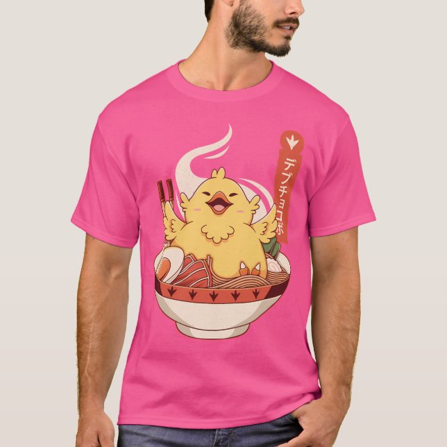 T-shirt Ramen du Chocobo gras (Devant)