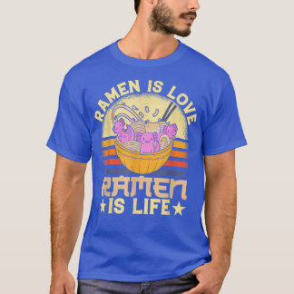 T-shirt Ramen est amour Ramen est la vie Japonais nouilles
