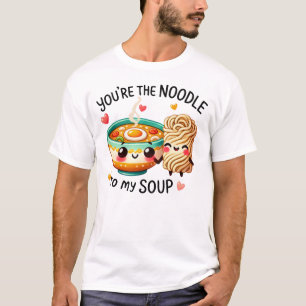 T-shirt Ramen et nouilles Art mignon