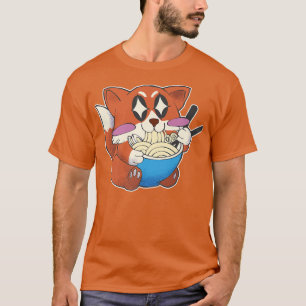 T-shirt Ramen Fox Anime Manga Graphisme Japon Animal Cute 