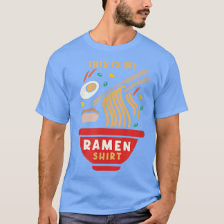 T-shirt Ramen Funny Dit Amateur De Nouilles Nourriture Jap