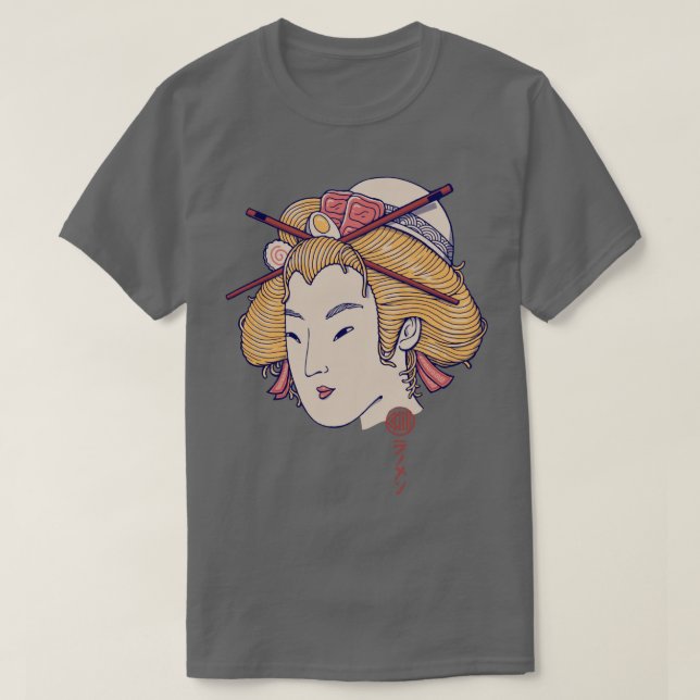 T-shirt Ramen Geisha (Design devant)