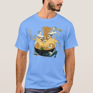 T-shirt Ramen Hiragana Bowl Of Noodles Koi Fish Asian Drag
