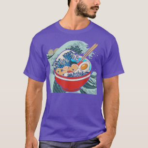 T-shirt Ramen Instant Vintage femmes Chibi Manga Noodle S