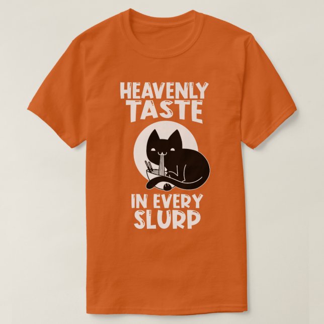 T-shirt Ramen Japon Kawaii Anime Noodle Bowl Cat1624 (Design devant)