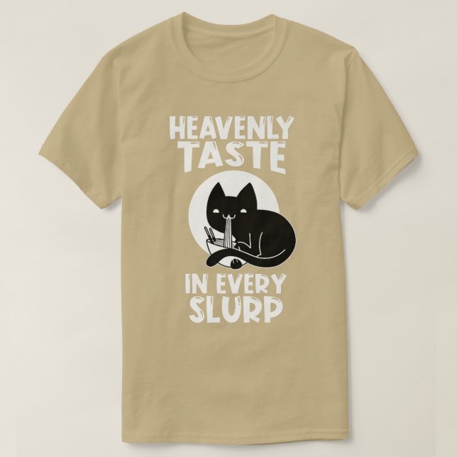 T-shirt Ramen Japon Kawaii Anime Noodle Bowl Cat 1625 (Design devant)