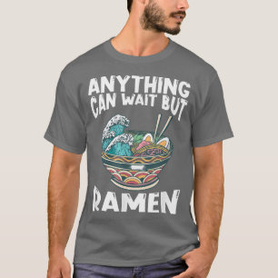 T-shirt Ramen Japon Kawaii Noodle Bowl Kanagawa Wave