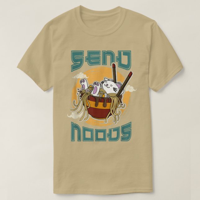 T-shirt Ramen Japon Nouilles Nouilles Nouilles Cuisine jap (Design devant)