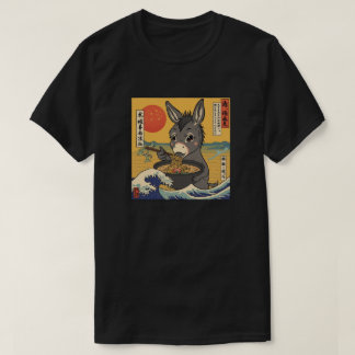 T-shirt Ramen japonais drôle Kawaii bébé âne Anime