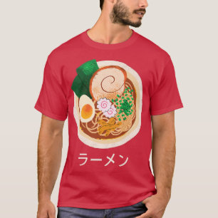 T-shirt Ramen Japonais Kanji Noodle Nourriture Amusante No