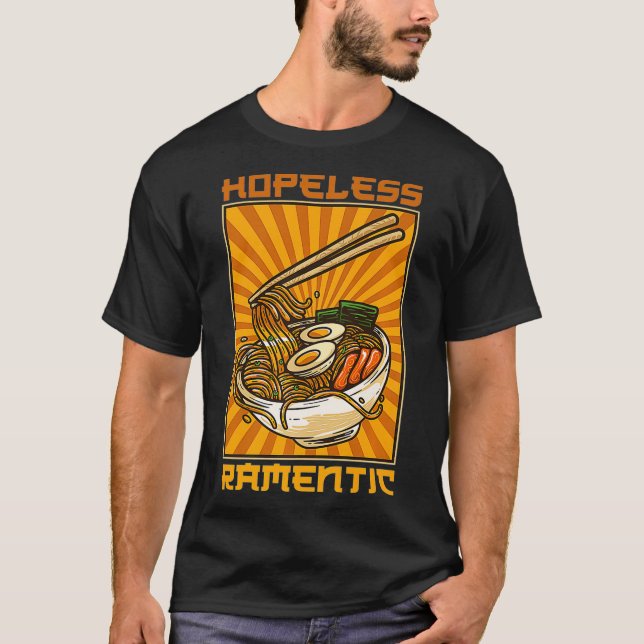 T-shirt Ramen Japonais Nouilles Nourriture Ramen sans espo (Devant)