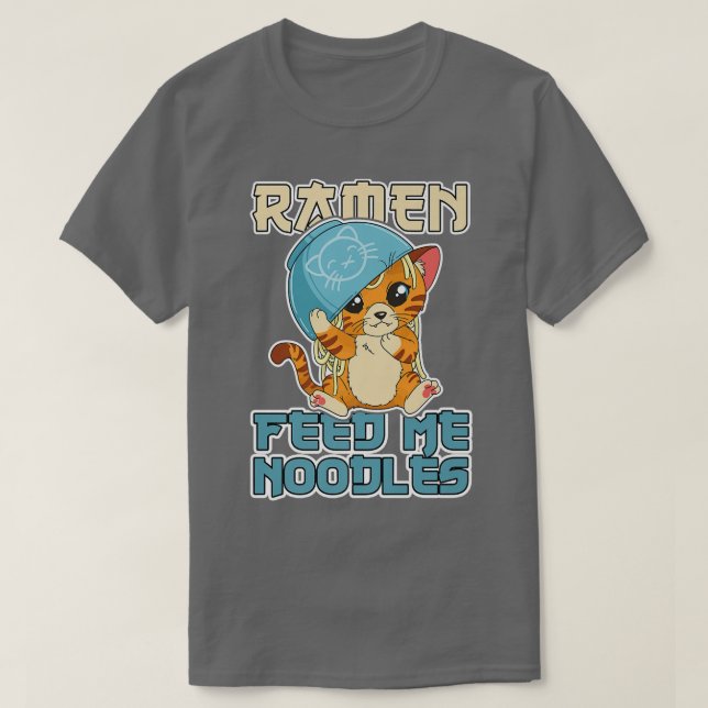 T-shirt Ramen Kawaii Cat1917 (Design devant)