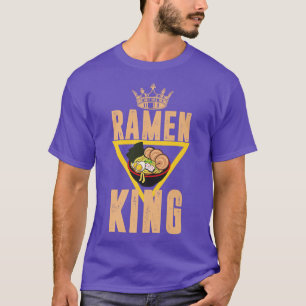 T-shirt Ramen King, Mignonne Anime Japonaise Pour Hommes, 
