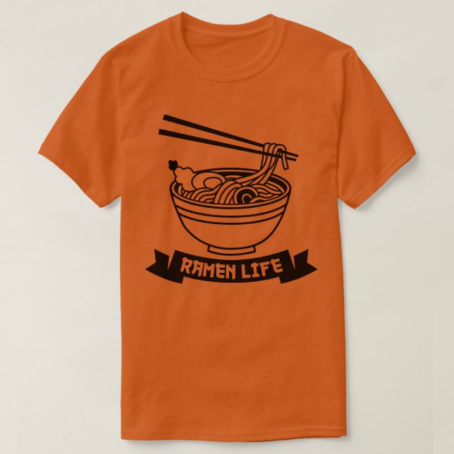 T-shirt Ramen Life Bowl of Noodles (Design devant)