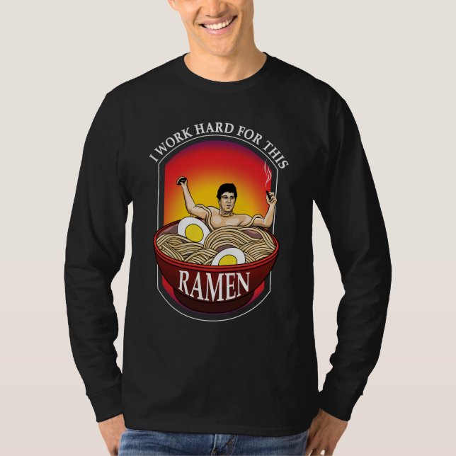 T-shirt Ramen Lover Gangster (Devant)