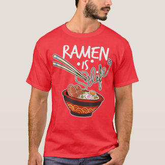 T-shirt Ramen Manga Boule de thé cadeau