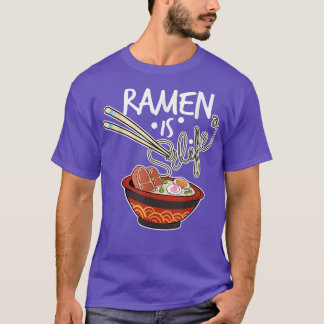 T-shirt Ramen Manga Boule de thé cadeau