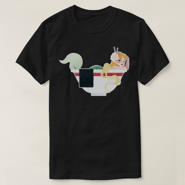 T-shirt ramen mermaid (Design devant)