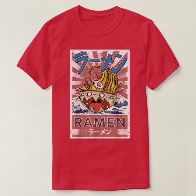 T-shirt Ramen Monster Bowl1398 (Design devant)