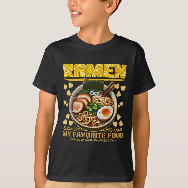 T-shirt ramen my favorite food (Devant)