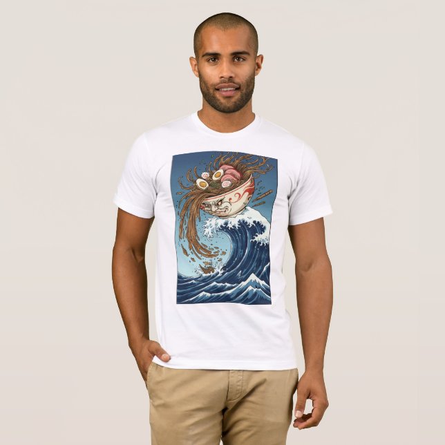 T-shirt ramen navigator (Devant entier)