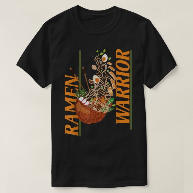 T-shirt Ramen Noodle Bowl Love Japanese Kawaii Ramen Warri (Design devant)