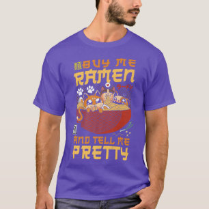 T-shirt Ramen Noodle Bowl Love Japonais Kawaii Chat Achete