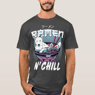 T-shirt Ramen Noodle Bowl Love Japonais Kawaii Chien Ramen