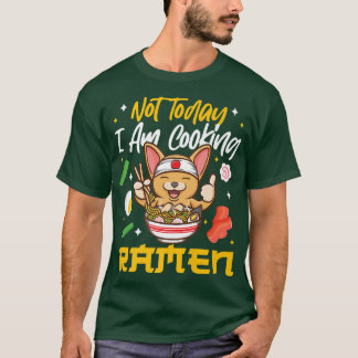 T-shirt Ramen Noodle Bowl Love Japonais Kawaii Corgi Pas T