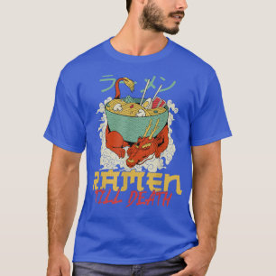 T-shirt Ramen Noodle Bowl Love Japonais Kawaii Dragon Rame