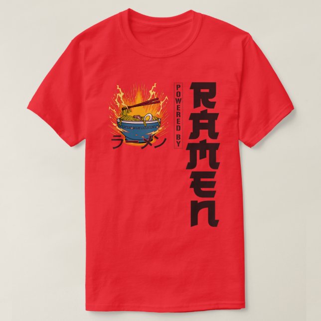 T-shirt Ramen Noodle Bowl Love Japonais Kawaii Propulsé Pa (Design devant)