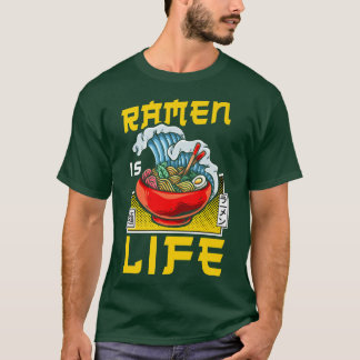 T-shirt Ramen Noodle Bowl Love Japonais Kawaii Wave Ramen
