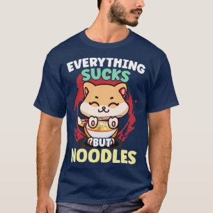 T-shirt Ramen Noodle Chat Pastel Goth Lover Kawaii Japanes