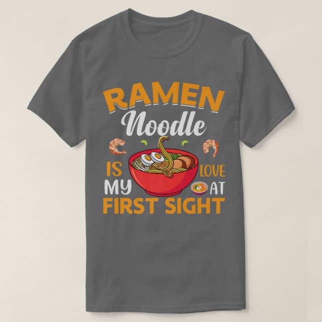 T-shirt Ramen Noodle Est Mon Amour Funny Noodles Mangeur A (Design devant)