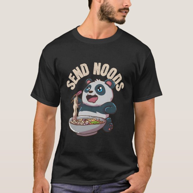 T-shirt Ramen Noodles Panda Cadeau (Devant)