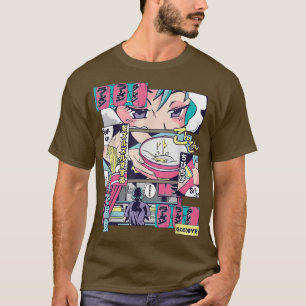 T-shirt Ramen Shop Anime Manga Comic Panel 1444