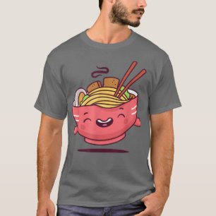 T-shirt Ramen - Soupe aux nouilles Kawaii