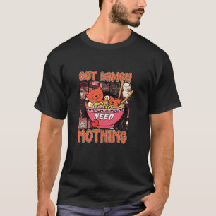 T-shirt Ramen Soupe Japonaise de Nouilles Chat a Ramen Bes