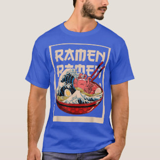 T-shirt Ramen Style Rétro Vintage Anime Japonais Cadeaux G