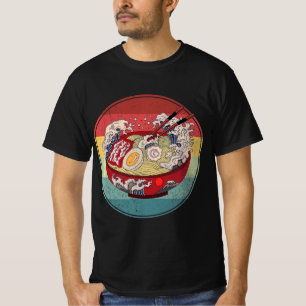 T-shirt Ramen Style Rétro Vintage Anime Japonais Gift Girl